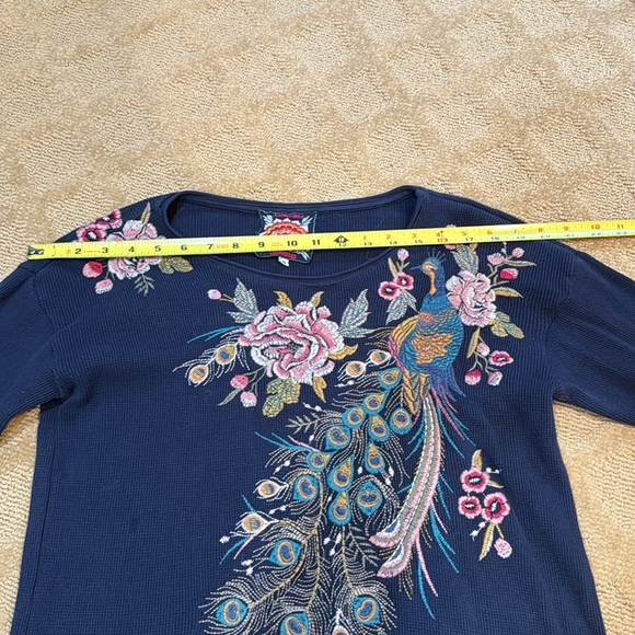 Beautiful Embroidered Johnny Was Sweatshirt - Picture 6 of 9